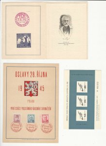 Czechoslovakia Stamp Collection, World War II Era Lot, JFZ