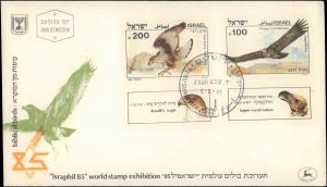 Israel, Worldwide First Day Cover, Birds