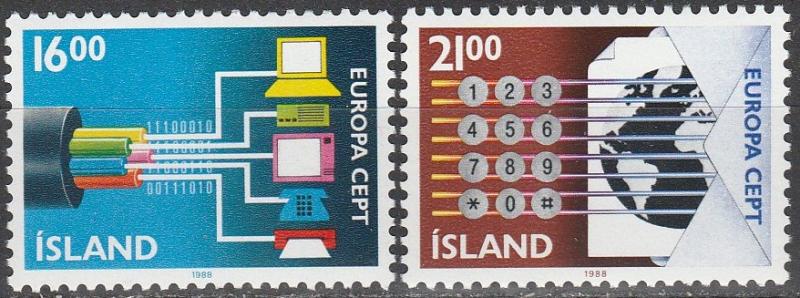 Iceland #660-1 MNH CV $6.25 (A10958)