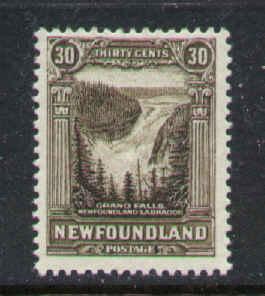 Newfoundland  #825 - Scott cat. #182 - 30c Grand Falls - unused , og , NH