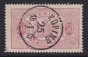 Sweden, Scott O10, used (thin), Koping cancel