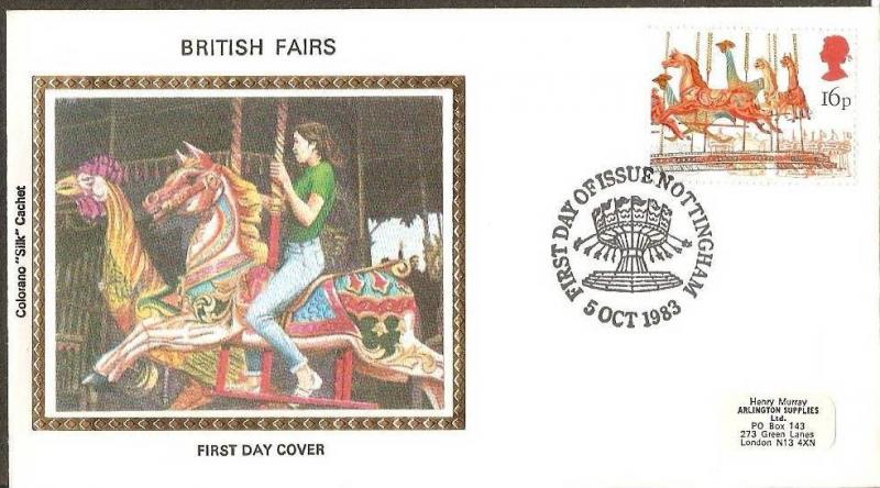 Great Britain 1983 British Bartholomew's Fairs Marry-Go-Round Culture Horse P...