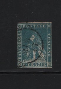 Tuscany #15  Used  f-vf   cat $375  -  Lakeshore Philatelics