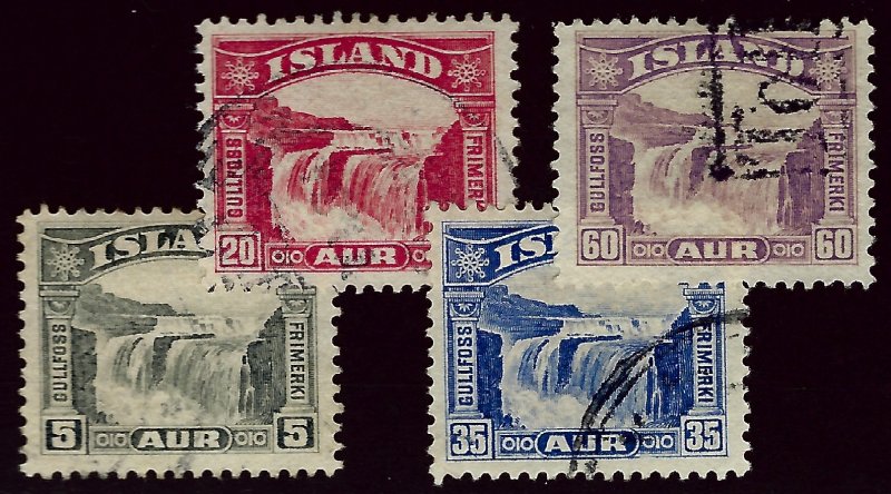 Iceland SC#170-173 Used F-VF...Worth a close look!!