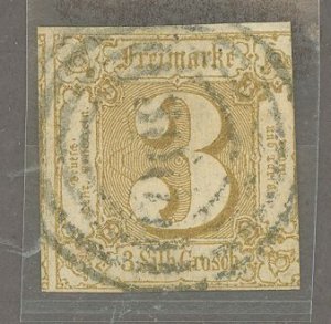 Thurn & Taxis #20 Used Single