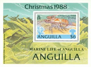 R62-0047 ANGUILLA 772 MH SS MARINE LIFE  SCV $6.75 BIN $3.50