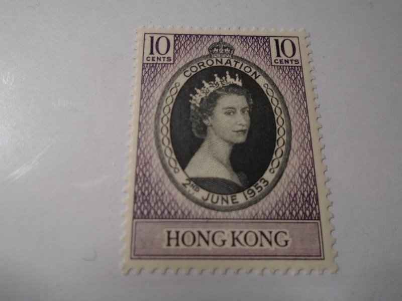 Hong Kong  #  184   MNH   Coronation