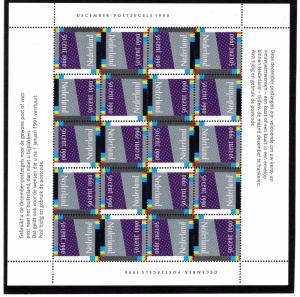 Netherlands  #765   MNH  1990   Christmas sheet with  20 stamps