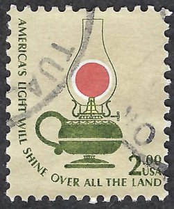United States #1611 $2.00 Kerosene Lamp (1978). Used.