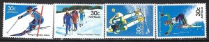 Australia 898-901 MNH SKIING Q759