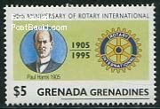 Grenada Grenadines 1995, 90 years Rotary int. 1v, MNH