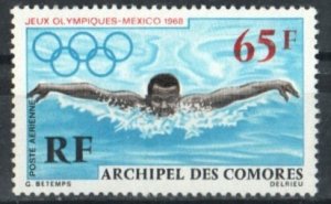 Comoro Stamp C25  - 68 Olympics
