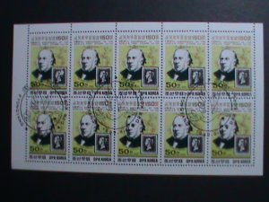 KOREA-1989-SC#2860 150TH ANNIV:BLACK PENNY-INTL. STAMP SHOW LONDON'90