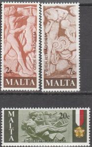 Malta #541-3 MNH F-VF (SU2698)