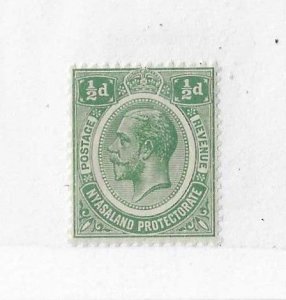 Nyasaland Sc #25 1/2p  NH VF