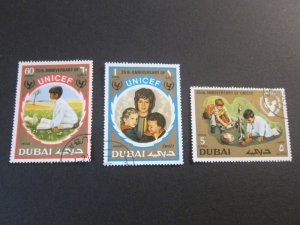 Dubai 1971 Sc 152-3,C60 set FU