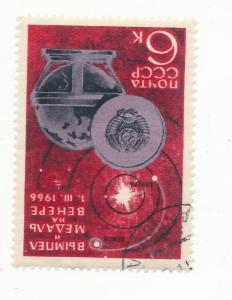 Russia 1966 - scott 3224 CTO - Soviet achievements in space