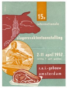 (I.B) Netherlands Cinderella : Butcher's Trade Exhibition (Amsterdam 1957)