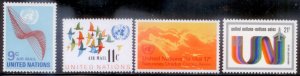 United Nations 1972 SC# C15-18 MNH-OG E124