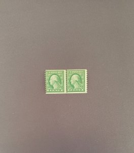 490, Washington, Mint OGNH, Pair, CV $5.00