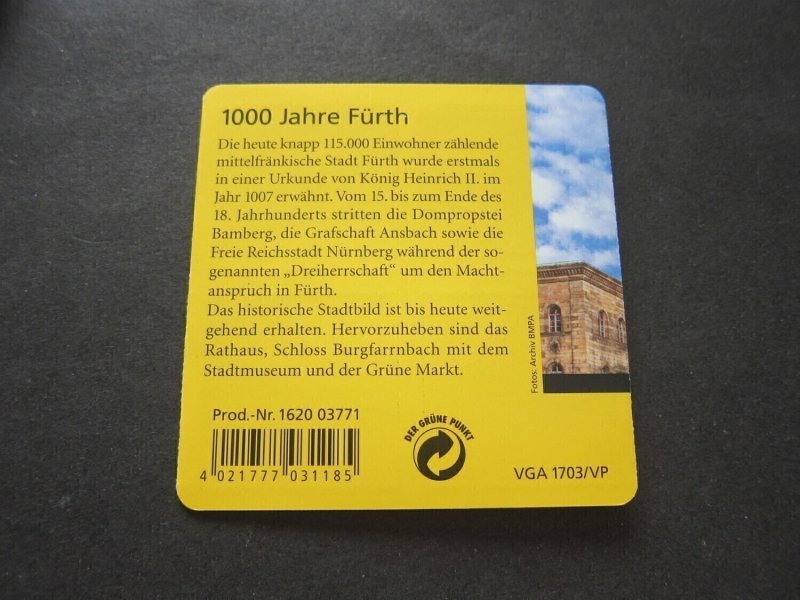 Germany 2007 Sc 2425a Booklet MNH