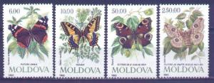 Moldova #94-7 MNH Set, Butterflies