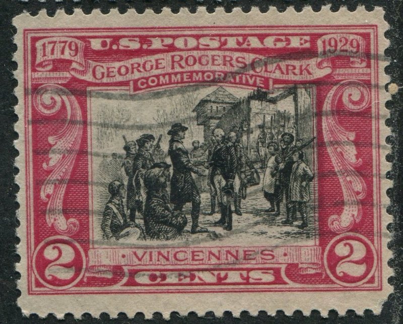 651 2c George Rogers Clark, Surrender of Fort Sackville  Used