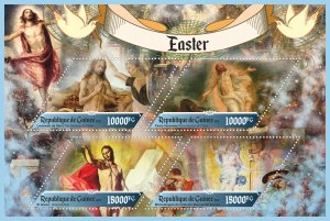 Stamps.  Art, painting, Religion, Easter 2018 1+1 sheets perforated MNH **