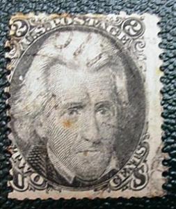 USA 73, 2c Jackson, used single, Ave