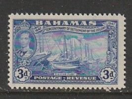 1948 Bahamas - Sc 137 - MNH VF - 1 single - Fishing Fleet