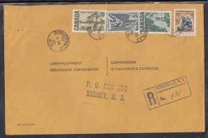 Canada - Dec 1968 Poirierville, NS Registered Domestic Cover