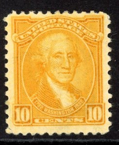 US 715 MH 1932 10c orange yellow