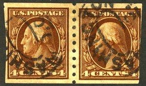 U.S. #395 USED PAIR