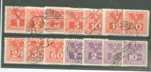 Austria #J175-88 Used Single (Complete Set) (Cat)