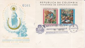 Colombia # C388, Christmas, First Day Cover