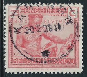 Belgian Congo, Sc #102, 75c Used