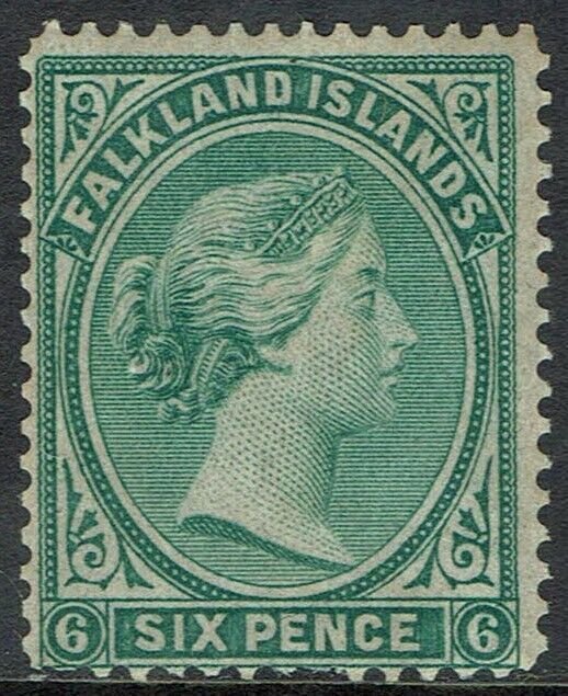 FALKLAND ISLANDS 1878 QV 6D NO WMK