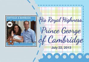 Antigua - 2013 Birth of Prince George of Cambridge - Souvenir Sheet - MNH