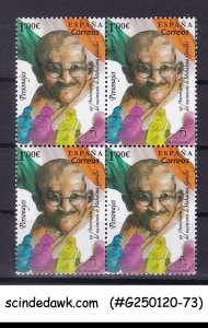 SPAIN - 2019 150TH BIRTH ANNIVERSARY OF MAHATMA GANDHI BLK OF 4 MNH