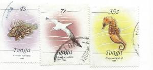 Tonga #701-703  (U) CV $8.15
