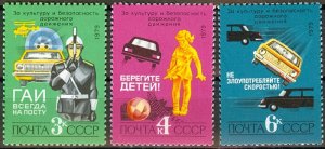 1979 USSR 4903-4905 For culture and traffic safety