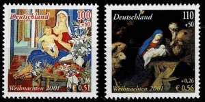 Germany 2001,Sc.#B895 MNH Christmas set