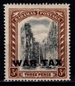 Bahamas 1919 George V Def., Optd. ‘WAR TAX’, 3d [Unused]