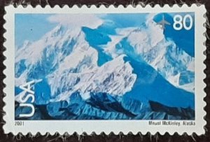 US Scott # C137; used, uncancelled 80c Airmail from 2001; VF; off paper