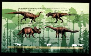 Germany B1007 Mint NH S/S Dinosaurs!