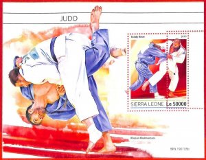A4552 - SIERRA LEONE - ERROR MISPERF Souvenir s: 2019 Judo, T Riner, Khalmurzaev