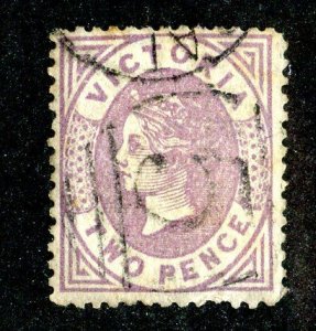 1878 Victoria Sc.# 137 used buff cv $55  (171 BCXX )