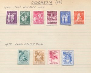 Indonesia MH Used (45 Stamps) UK1535