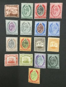 MOMEN: MALTA SG #45-63 1904-14 MINT OG H LOT #194334-2837