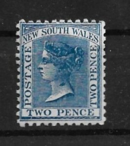 1871 New South Wales Sc53 2p Queen Victoria no gum